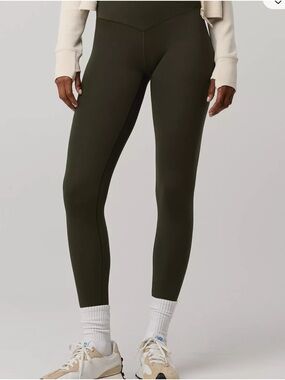 Aerie Straight-High-Waist Green Align Leggings